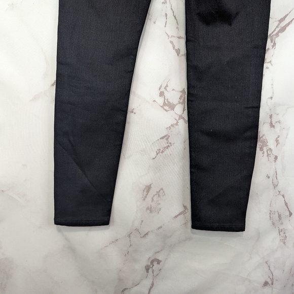 Everlane Skinny Jeans 27 X 29 Black The Mid Rise Crop Stretch Denim - Picture 8 of 10